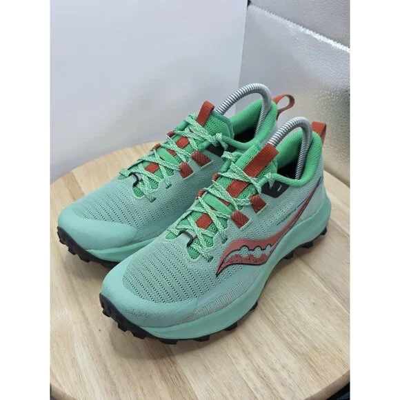 Saucony Peregrine 13 S10838-25 Womens US 7 Trail Running Sneakers Sprig Canopy - Picture 7 of 9